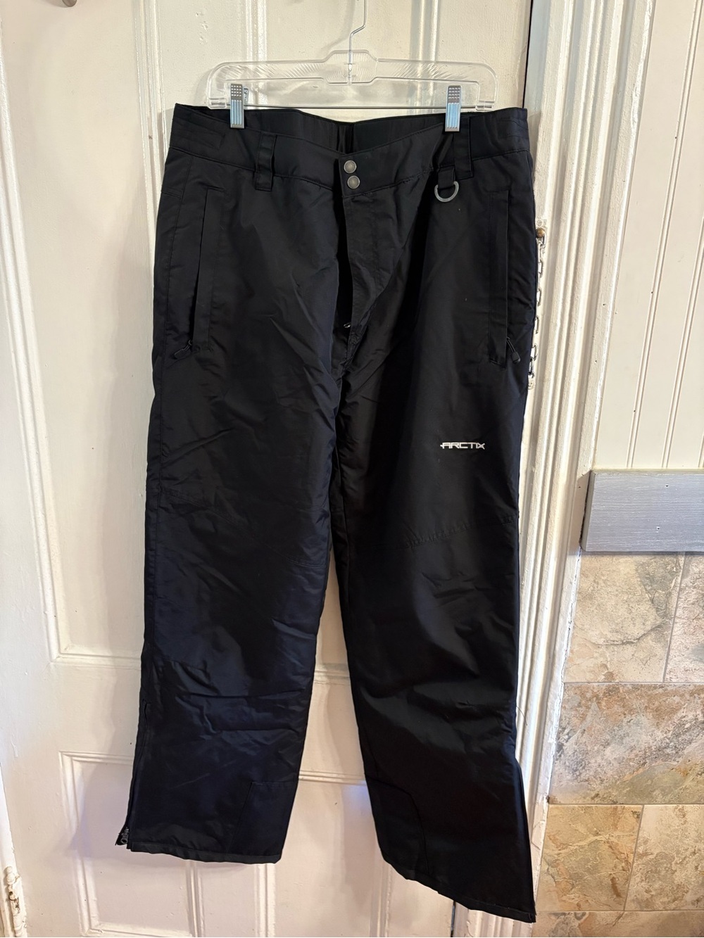 Arctix Men’s Black Snow Pants with D-Ring Detail